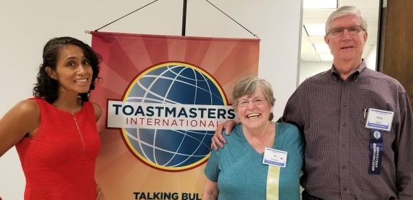 Area Director, Gina Salazar with Jo Simpson and Paul Ralph